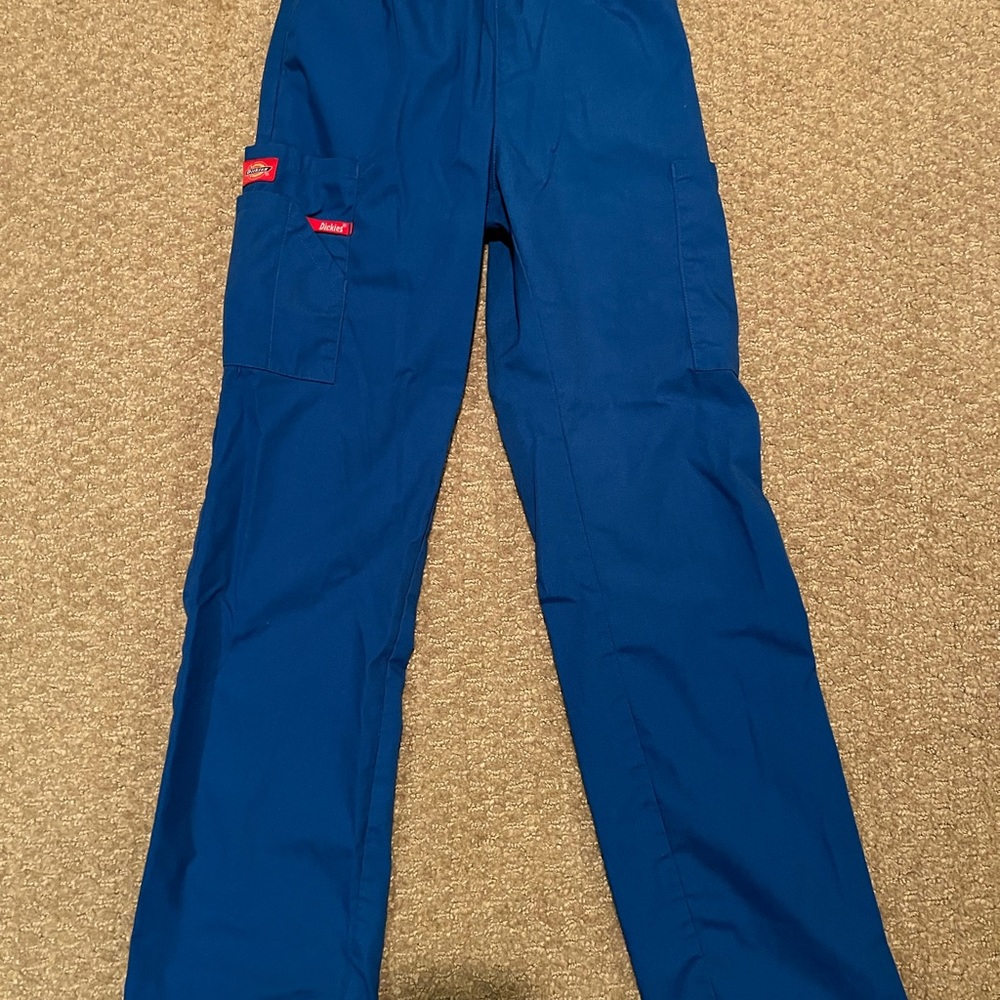 Dickies women’s scrub pants blue XXS